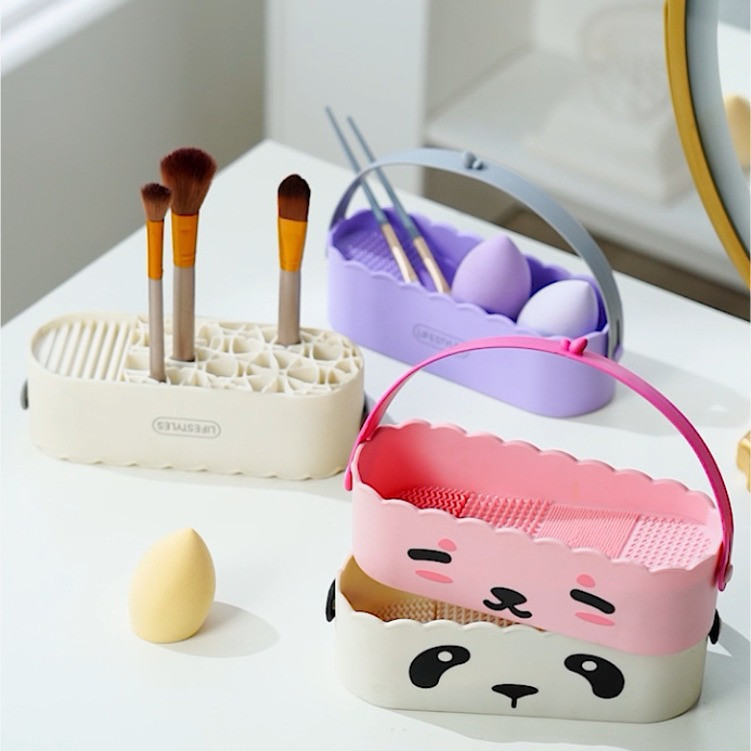 【Multifunctional/Transparent Design/Space-Saving】 Multilayer Cosmetic Storage Organizer Box - Cosmet