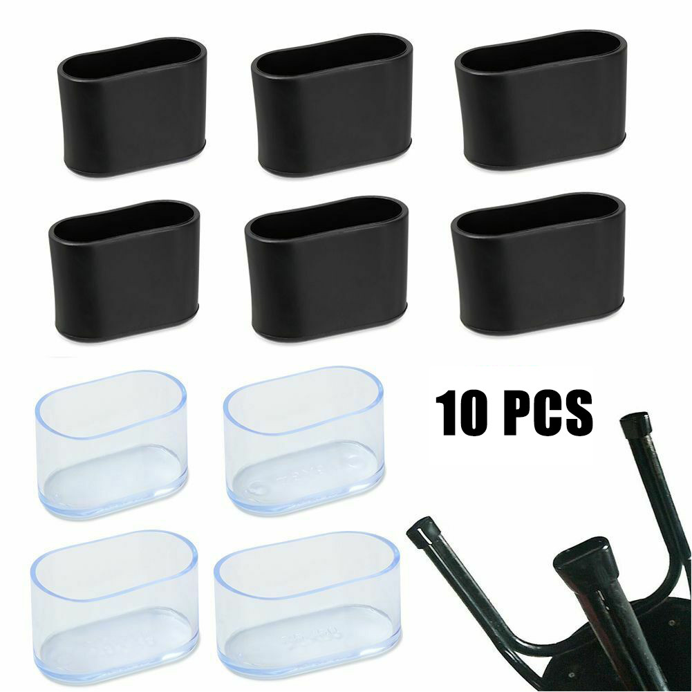 High Quality Chair Leg Cap Oval Covers Table Feet Floor Protectors Furniture PVC