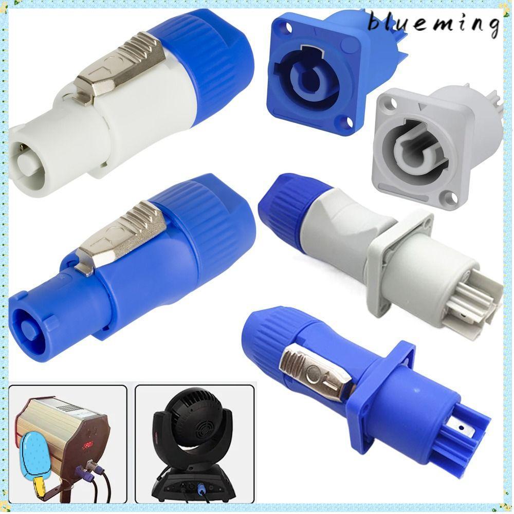 BLUEMING NAC3FCA NAC3FCB AC Nam Cắm, 20A 3 PIN Powercon Connector, 3 Pin Nam Cắm Xanh Trắng 250V Ổ C