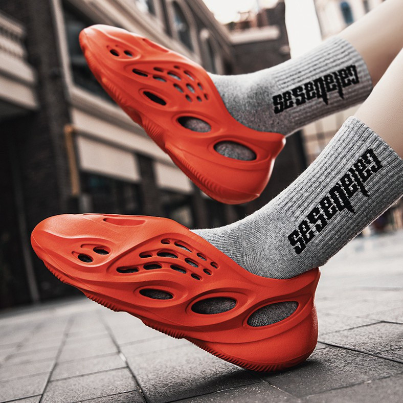 Giày Sandal Adidas Yeezy Foam Runner 350 Thời Trang Mùa Hè Chất Lượng Cao, Giày Có Lỗ Phải Nhìn Thấy