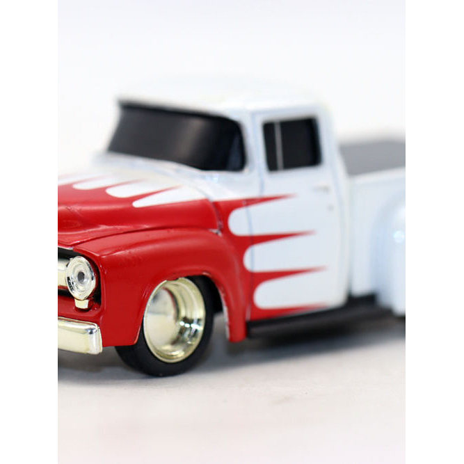 [Mẫu xe] Xe hợp kim M2 1 / 64 1956 Ford Ford Ford F-100 Pickup Mô hình xe cổ điển Xe đồ chơi cổ