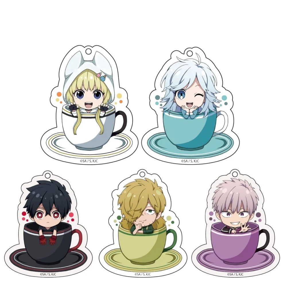 Móc khóa Standee Anime Kemono Jihen Quái Vật Tự Nhiên Chibi Acrylic mô hình mini Kusaka Kabane trang