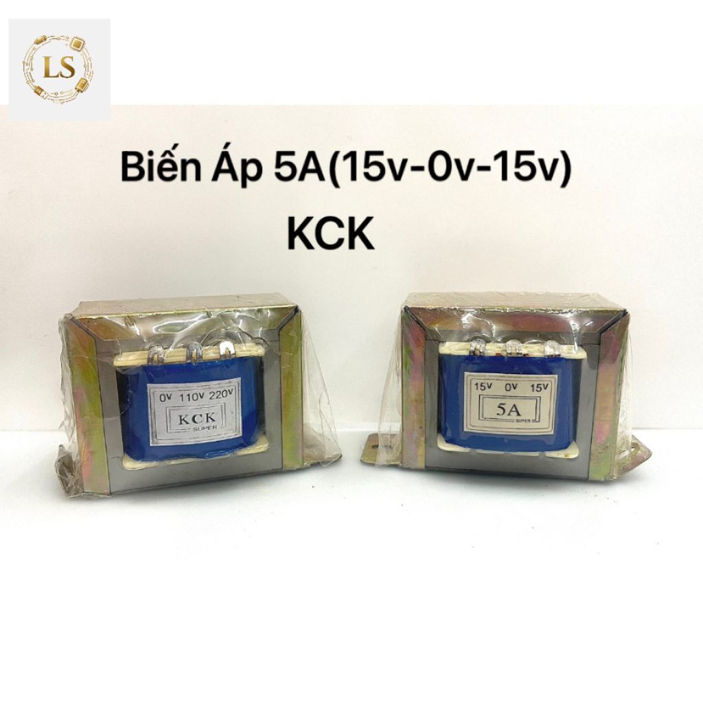 Biến áp 5A KCK ( 15v - 0v - 15v )
