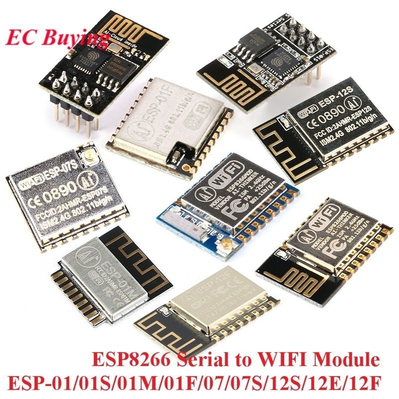 Bảng Mạch Chuyển Đổi WIFI Không Dây ESP8266 ESP-01 ESP-01S ESP-01M ESP-01F ESP-07 ESP-07S ESP-12S ES