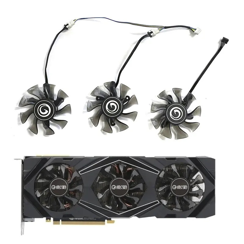 Quạt GPU 75MM 4PIN GA82S2H RTX 2080TI mới thích hợp cho KFA2 Galax Geforce RTX 2070 2080Ti SG phiên 