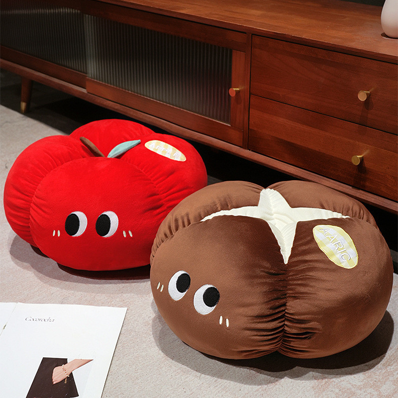 【Ready Stock】 Cartoon Fruit and Vegetable Thickened Lazy Futon Cushion Sofa Living Room Reading Area