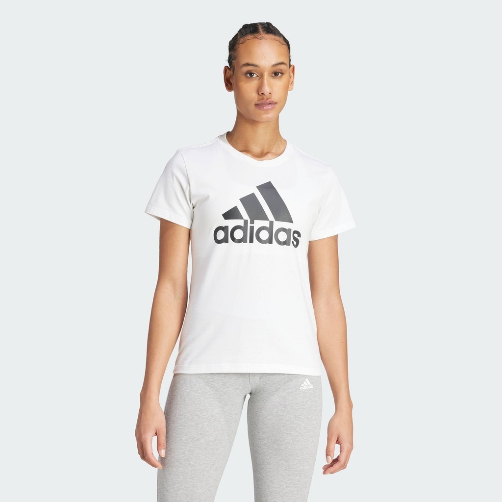 adidas Phong cách sống Áo Thun Essentials Có Logo Nữ trắng GL0649