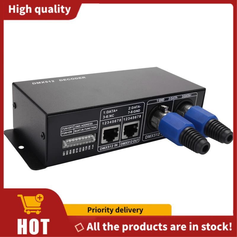 Bộ giải mã LED 3CH DC12-24V RGBW DMX 512 Bộ giải mã LED RGB LED DMX512, DMX512-3CH