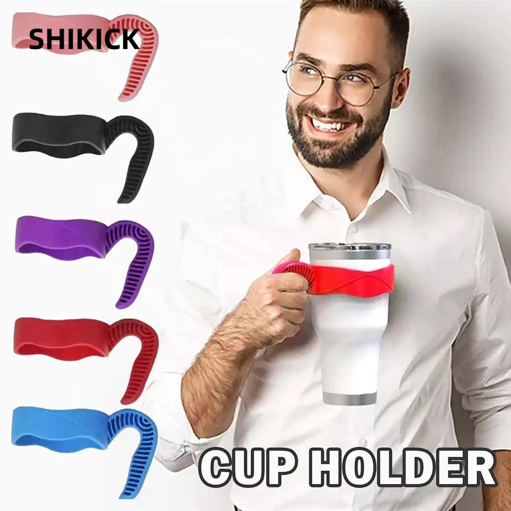 SHIKICK 1 Cái Giá Đỡ Bình Nước, Phụ Kiện Chai 5 Màu Tay Cầm Cốc Cốc Cốc, Drinkware Cốc Di Động Cốc U