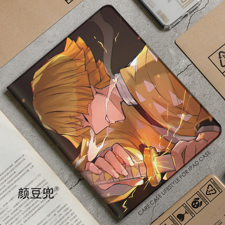 Agatsuma Zenitsu Anime Ốp Lưng Cho iPad 10.2 9th 10th Air 4 5 Mini 6 5 Ốp Lưng Silicon Sang Trọng Pr