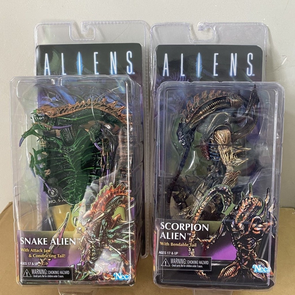 NECA 13th Wave Combat Alien Alien Alien Worm Kenner Đồ trang trí mô hình di động / A311