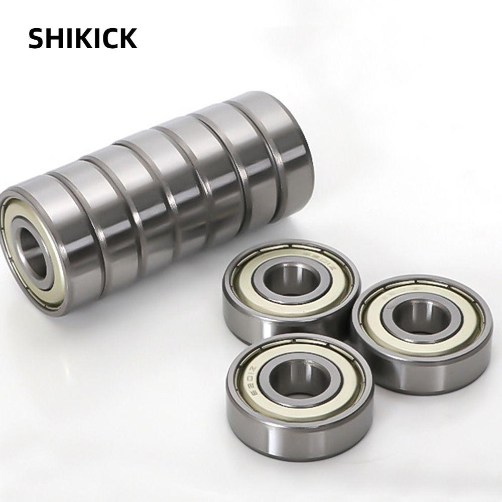 SHIKICK 10 Vòng bi kín đôi, Vòng bi rãnh sâu bằng thép Chrome 6mm x 19mm x 6mm, Động cơ vòng bi thu 