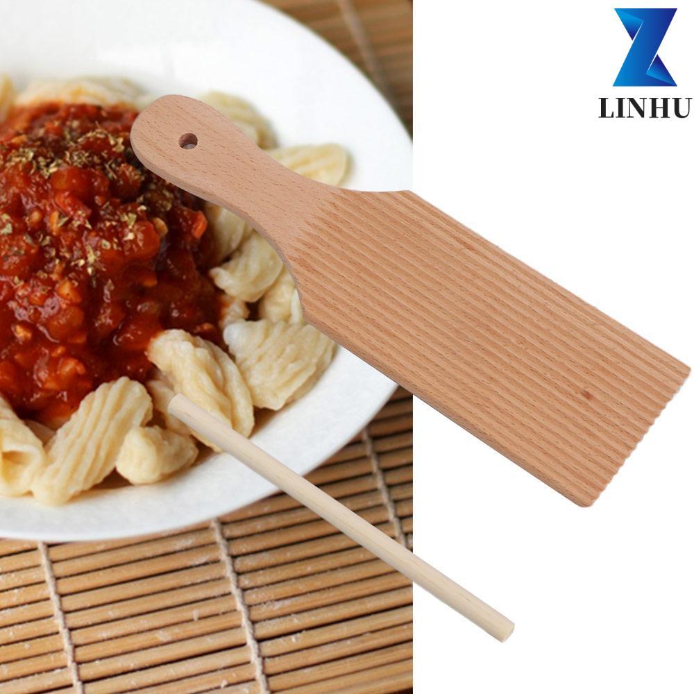 LINHU Gnocchi Con Lăn Dễ Dàng Làm Mì Gỗ Bàn Nhà Bếp Sử Dụng Tại Nhà Máy Nướng Bảng Gnocchi Tự Chế