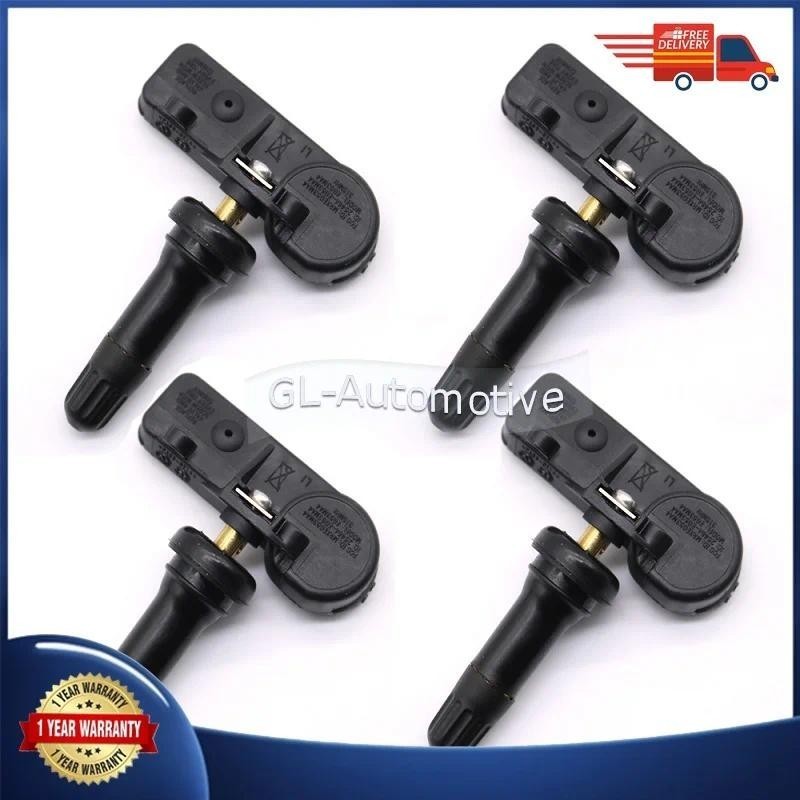 Bộ (4) 9673860880 Cảm Biến Áp Suất Lốp 433MHZ TPMS Cho Citroen C4 Berlingo Peugeot 3008 308 5008 DS 