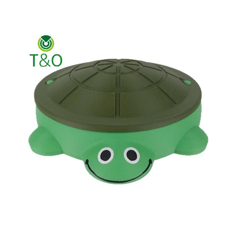 [T & O-t] Hộp cát rùa mini có dụng cụ cát & mini Máy tính để bàn mini Hộp cát rùa Đồ chơi Quà tặng m