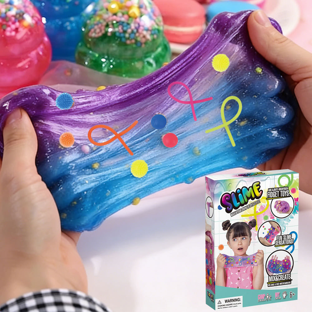 Slime venting rainbow snot puzzle toy DIY Handmade Science Experiment Kit