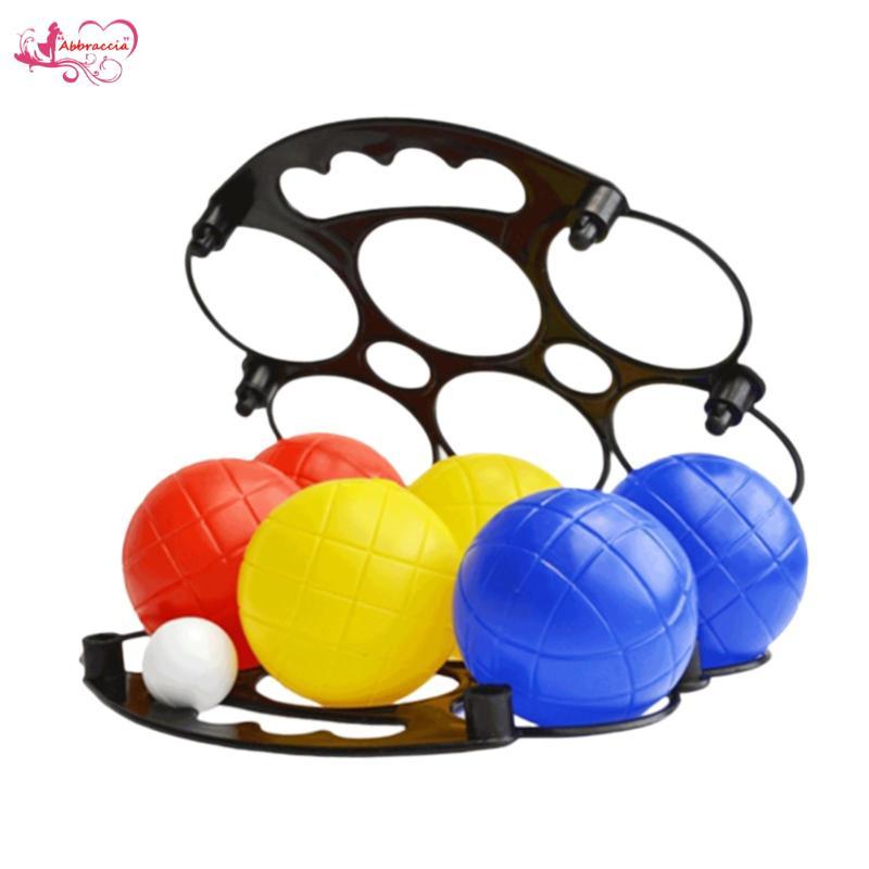6x Petanque Balls Set Boules Games Di động Nhẹ có giỏ đựng