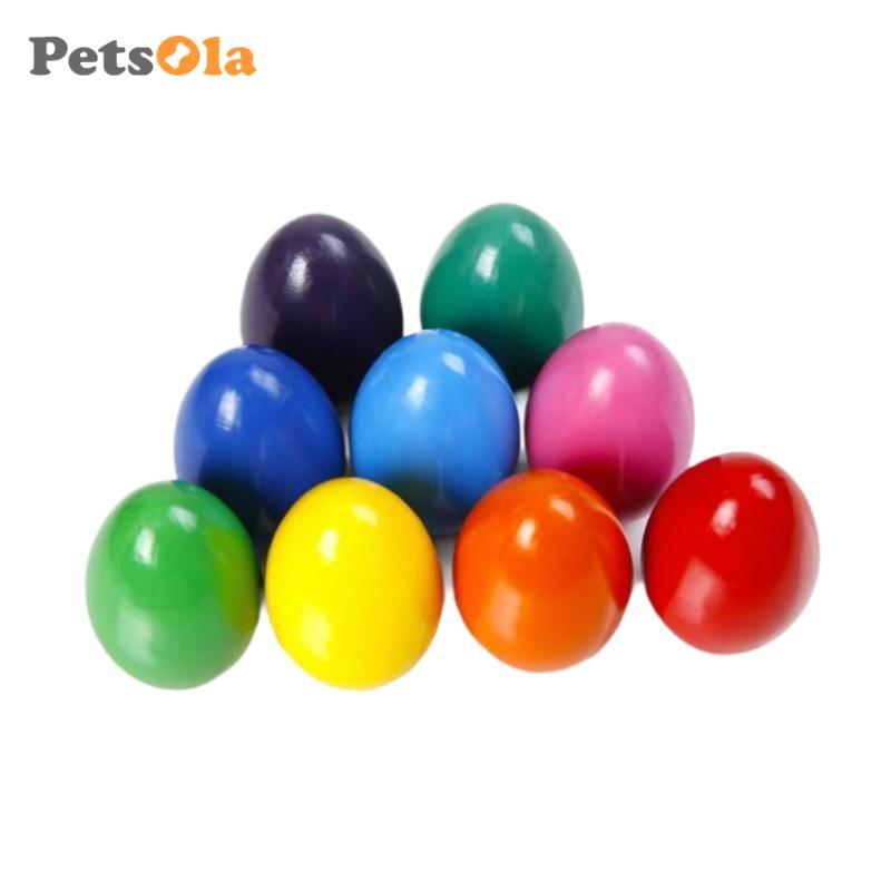 PETSOLA 9 Màu Trứng Crayons Cho 1-3 Palm Grasp Crayons Bút Chì Có Thể Giặt Được Đồ Chơi Giáo Dục Cho
