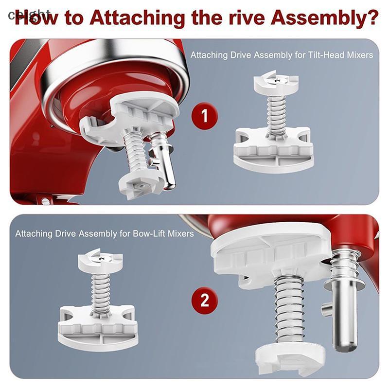 [ceight] Phụ tùng máy làm kem Ổ đĩa đính kèm cho KitchenAid Stand MixerIce Cream Machine Đầu khuấy / Mái chèo khuấy TH