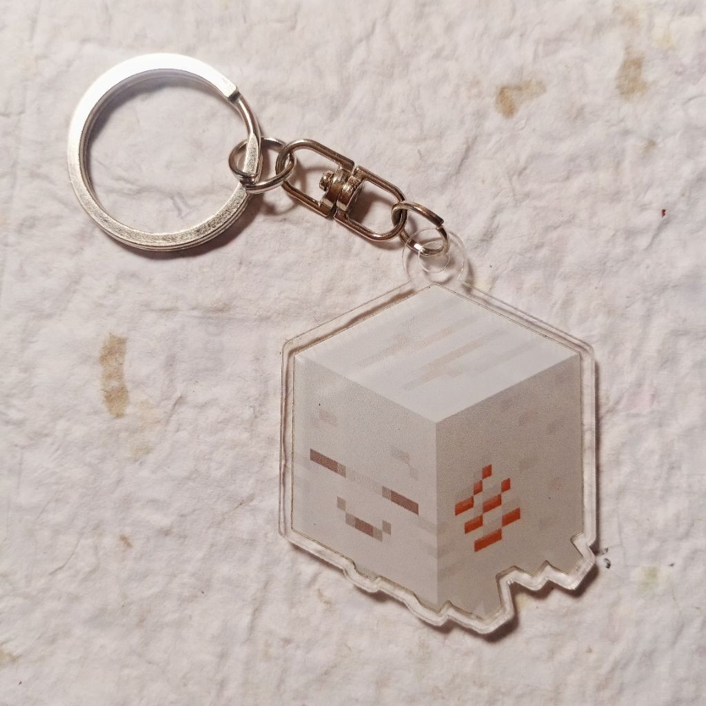 Ganci Ghastling Happy Ghast Minecraft keychain Happy Ghast key chain