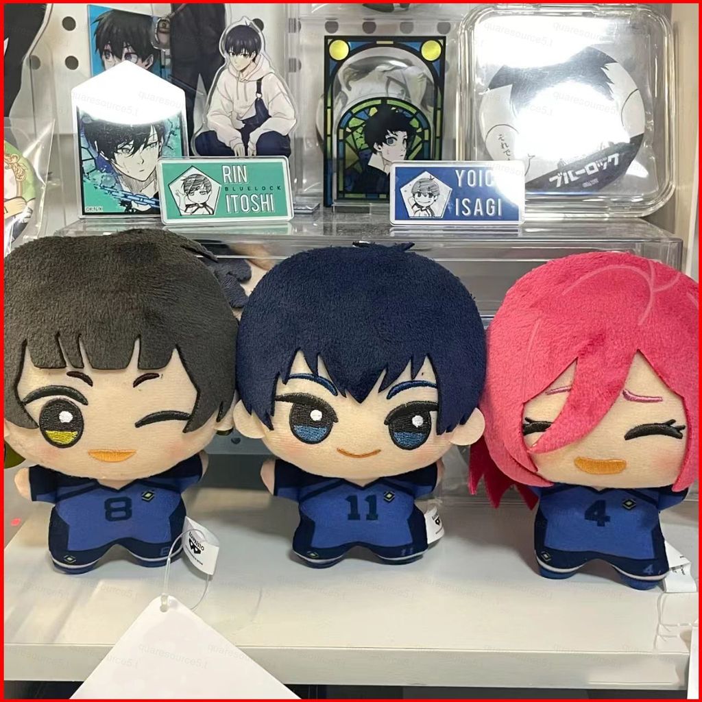 SQ5 KHÓA XANH Yoichi Isagi Meguru Bachira Wataru Kuon Plushie Túi búp bê sang trọng dễ thương Charm 
