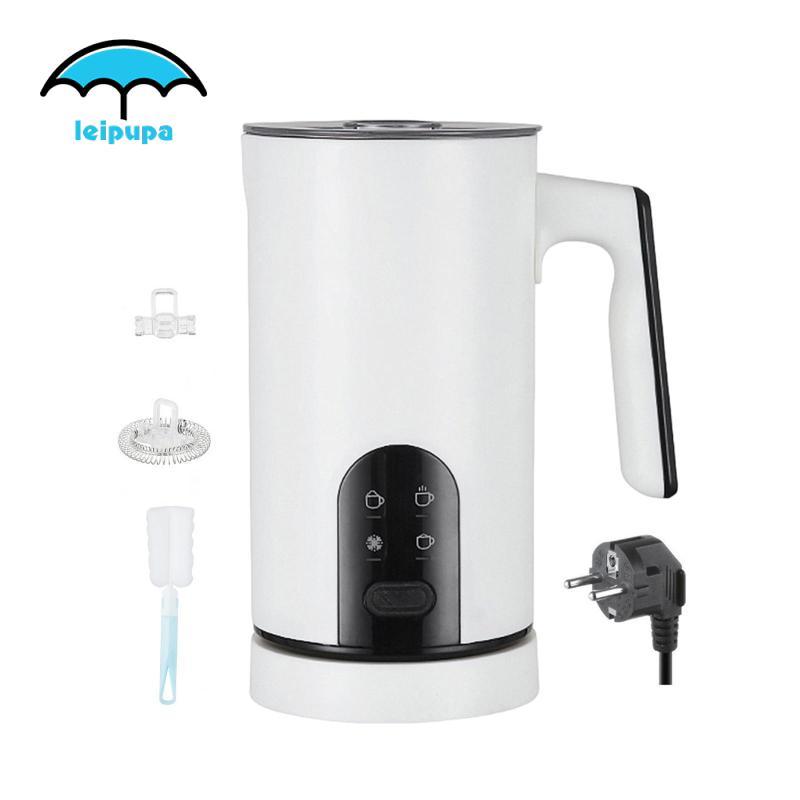 Máy tạo bọt sữa điện và hấp tạo bọt ấm và lạnh Máy trộn đồ uống cho cà phê sô cô la Latte Tiếng ồn thấp Có thể điều chỉnh 4 chế độ