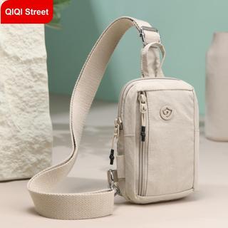 Túi đeo ngực mini trơn dành cho nữ thể thao nhẹ nylon chống nước phong cách đeo vai đeo chéo thông thường