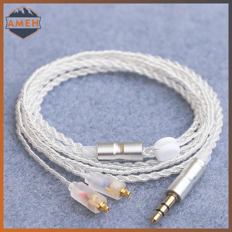 Cáp nâng cấp tai nghe technicolorepic HiFi MMCX 3.5mm 1.2m Cáp lõi mạ bạc cho Sennheiser IE200 / IE3