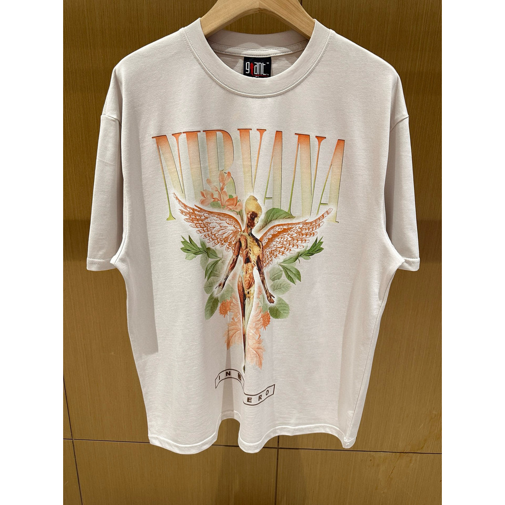 C4CU Nirvana Nirvana Angel Rock Band vintage Vintage FOG Kotko-Ben short-sleeved shirts for men and 