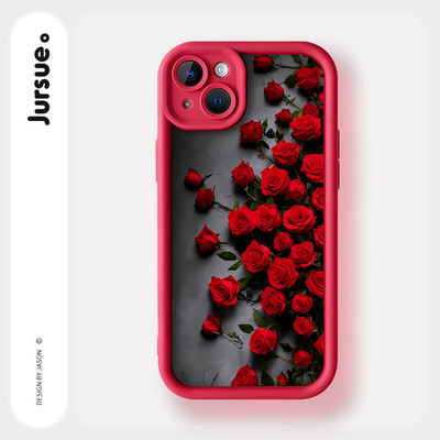 JURSUE Ốp lưng Hoa văn Họa tiết nữ chống sốc chống bẩn mềm cho iPhone 17 Air 16 15 14 13 12 11 PRO MAX SE 2020 X XR XS ip 8 7 Plus MZ50263Q