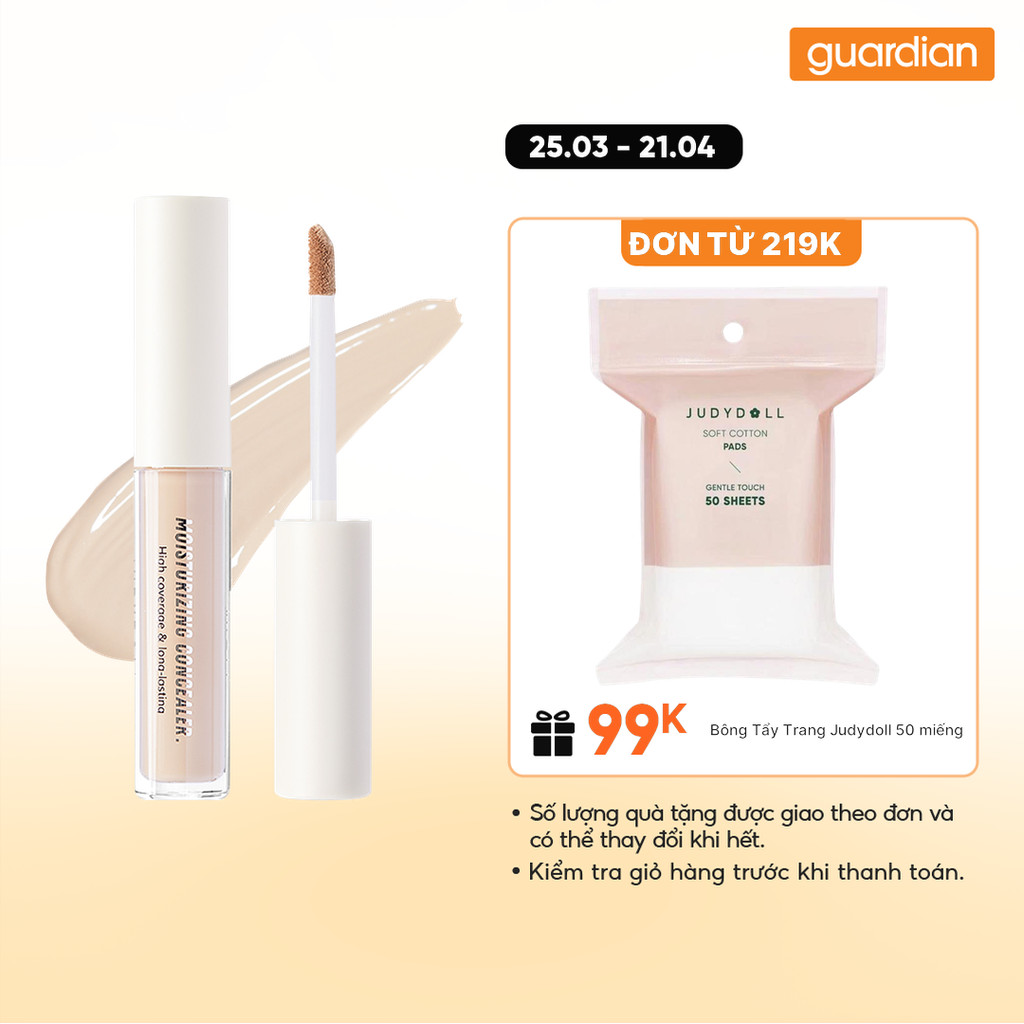 Kem Che Khuyết Điểm Judydoll Traceless Cloud-Touch Concealer #01 3.2g