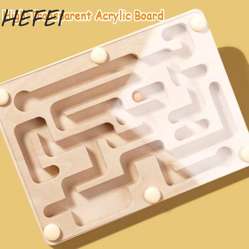 HEFEI Baby Balance Ball Games, 3D Puzzle Gear Balance Rolling Ball Maze Board, Intelligence Escape C
