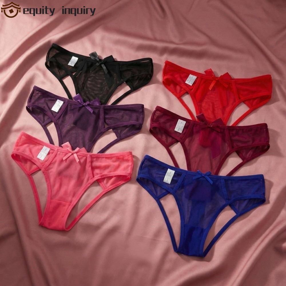 equity inquiry EQUITY INQUIRY Thongs Eo Thấp Vui Nhộn Nylon Ren Nơ Nữ Quần Đùi