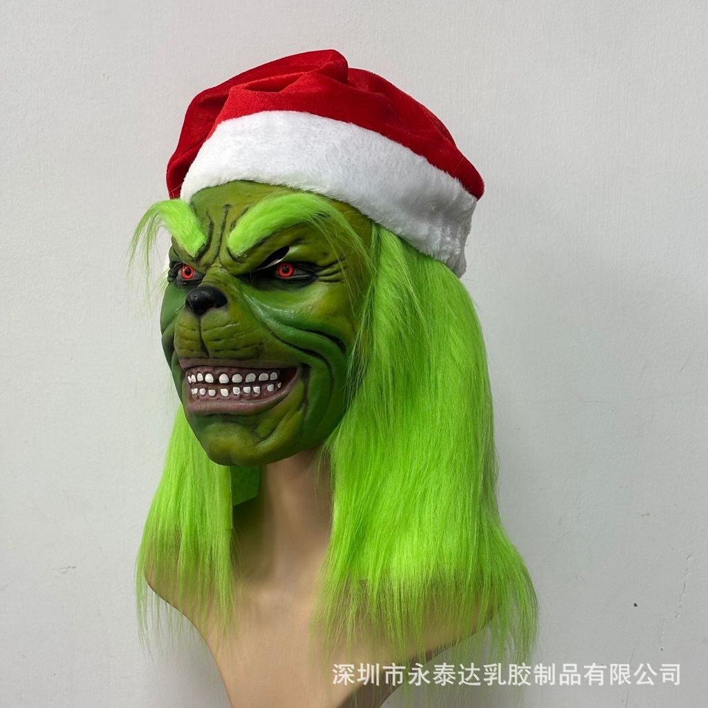 Cổ Mới Grinch Mũ Đội Đầu, Găng Tay Grinch, Giáng Sinh Grinch Mũ Đội Đầu Cho Ngày Lễ Trang Phục Tiệc 