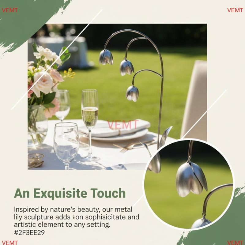 [VG] Kim Loại Lily Of The Valley - Trang Trí Sân Vườn, Nghệ Thuật Kim Loại phế Liệu, Trang Trí Ngoài