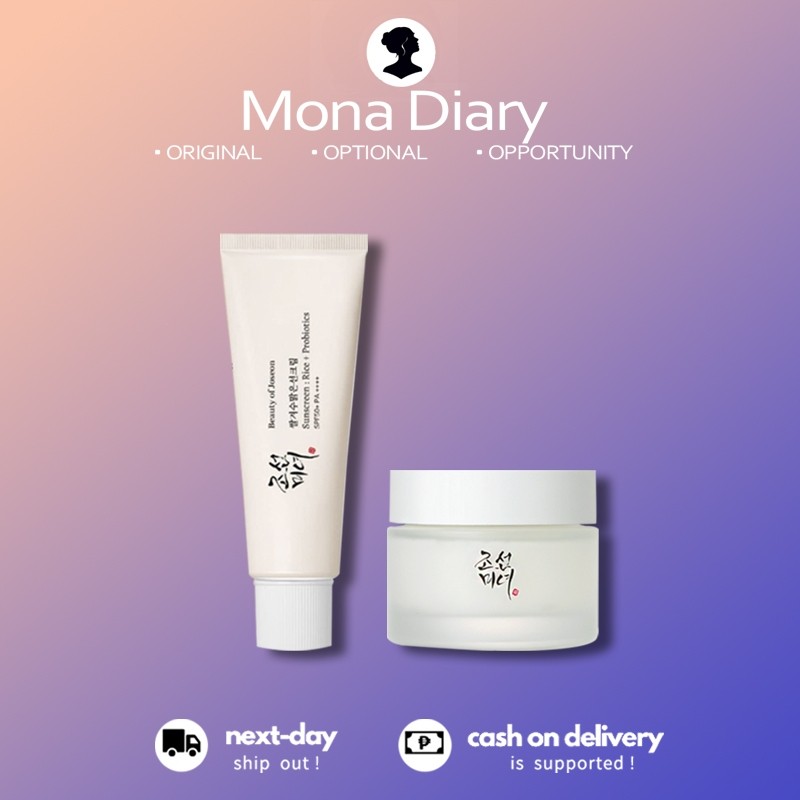 Beauty Of Joseon Combo: Sunscreen Gạo+Probiotic SPF50+ + Cream Chống Nếp 50ml-Sẵn hàng
