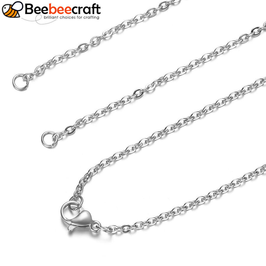 Vòng cổ dây cáp thép không gỉ 304 chống mài mòn, kẹp móng vuốt tôm hùm, kích thước: 28,1-28,3 inches