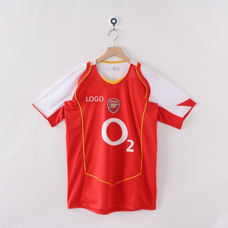 Áo sơ mi bóng đá tay sân nhà phiên bản cổ điển Arsenal 2004 / 05