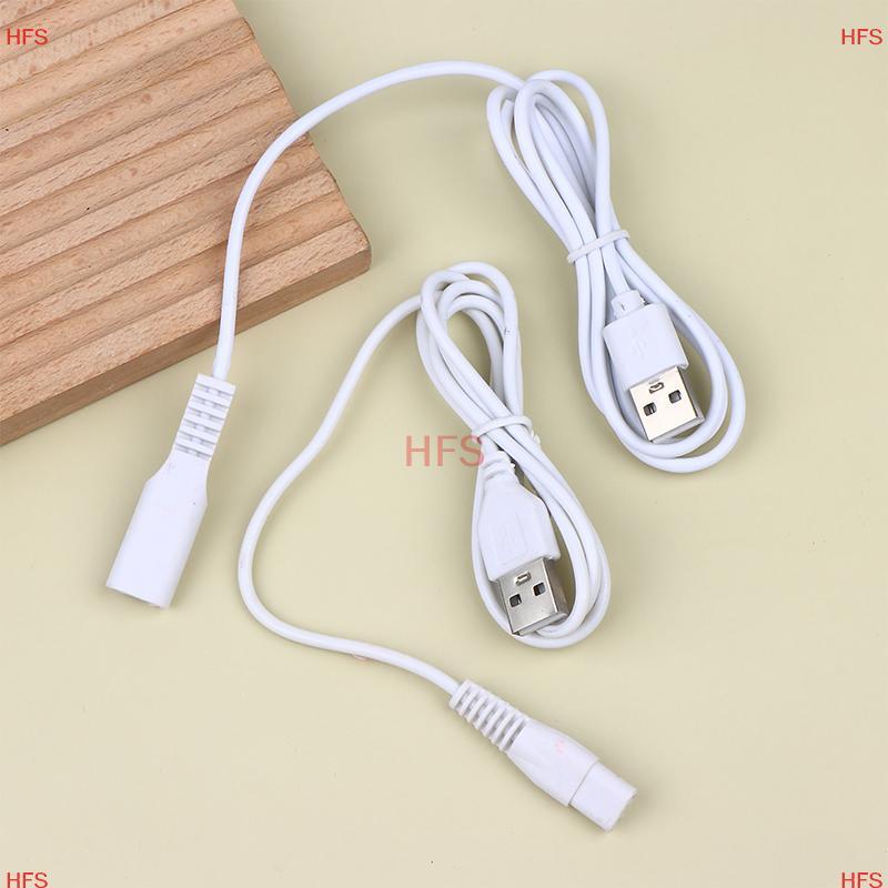 [HFS] 0.8 / 1M Cáp USB Dây Sạc Lỗ Đồng Phù Hợp Với Đèn Pin 5V Máy Cạo Râu Tóc Dây Đơn Lỗ 1.5 1.8 2.3
