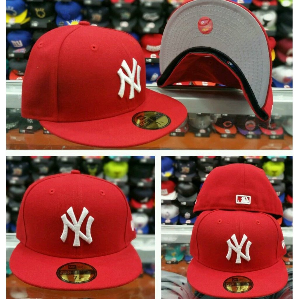Mũ 59FIFTY màu đỏ cổ điển cho đội New York Yankees