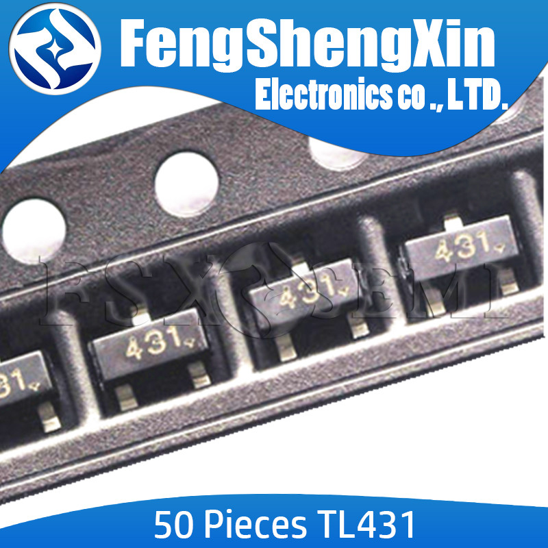 50 Cái / lốc Mới TL431 SOT TL431A SOT-23 431 SOT SMD Bộ Điều Chỉnh Điện Áp Mới IC