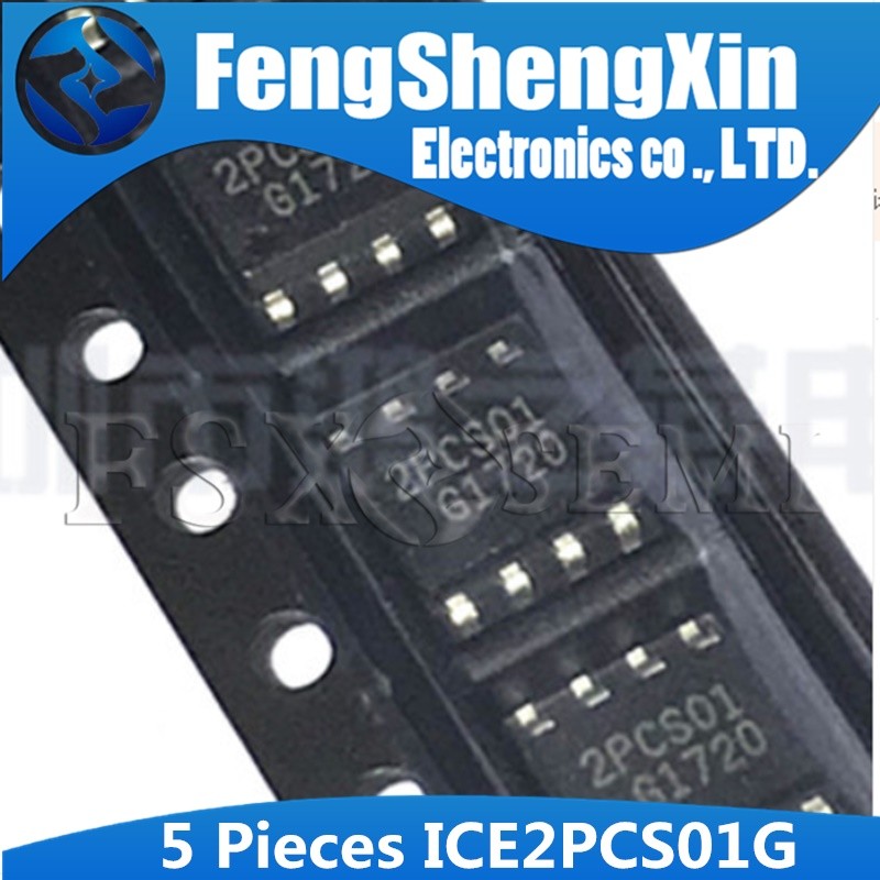 5 Chiếc ICE2PCS01G SOP8 ICE2PCS01 SOP 2PCS01 SOP-8 chip Quản Lý LCD