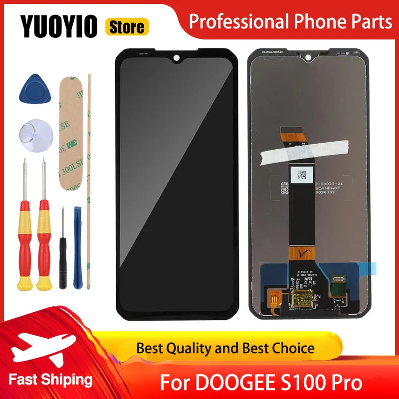 Màn hình LCD DOOGEE S100 Pro S118 Pro 5G chính hãng và Bộ số hóa màn hình cảm ứng Màn hình thay thế 