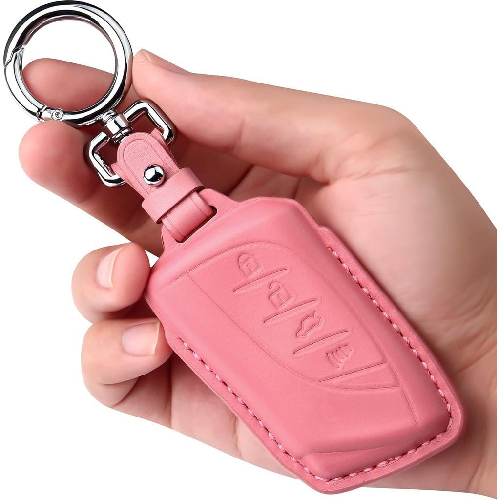 Tukellen cho Lexus Leather Key Fob Cover có móc khóa Tương thích với Lexus 2018-2024 ES350 LC500 LC5