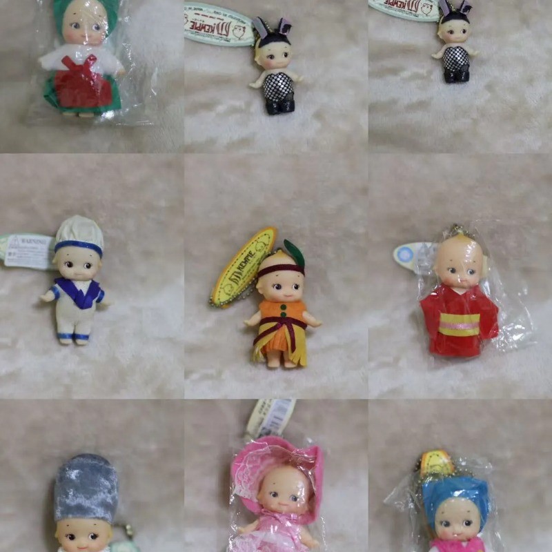 Chính Hãng KEWPIE KEWPIE Búp Bê Thương Hiệu Mới Hình Búp Bê Mặt Dây Chuyền Móc Khóa