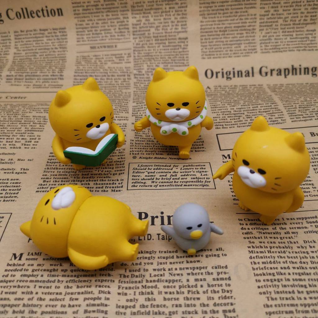 Hàng chính hãng số lượng lớn kenelephant Nora Bộ sưu tập mèo Nora Đồ trang trí búp bê mèo Đồ chơi vi