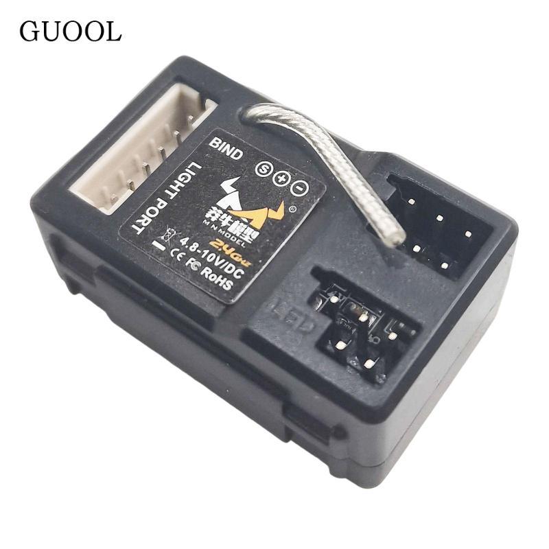 Bộ thu RC 2CH Nâng cấp Cổng đèn LED thay thế cho tỷ lệ MN78 1 / 12 MN128 RC