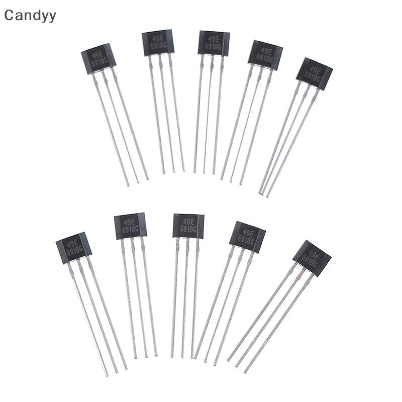 NDY 10 chiếc Yếu tố Hall 49E OH49E SS49E Cảm biến tuyến tính Cảm biến Hall N