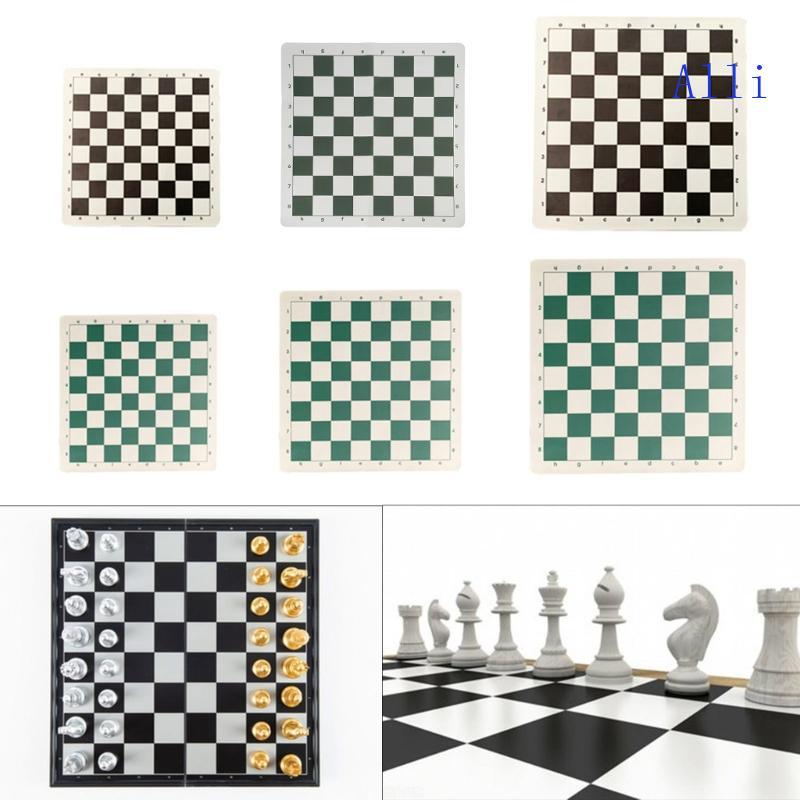 PU Chess Board Soft Rollable Chessboard Light Weight Tournament Chess Mat