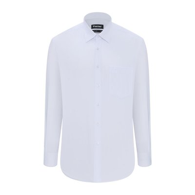 Áo sơ mi tay dài vạt tròn VIETTIEN vải Spun form REGULAR VT00000638